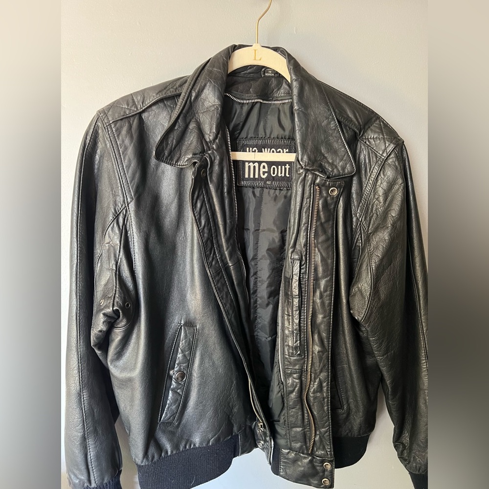 U2 Wear Me Out, Vintage leather jacket